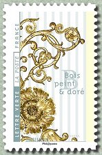 Image du timbre Bois peint et doré