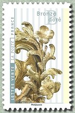 Image du timbre Bronze doré