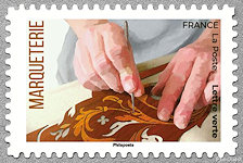 Image du timbre Marqueterie