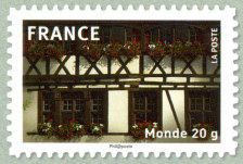 Image du timbre La maison des tanneurs à Strasbourg