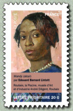 Image du timbre Mandy (détail) par Edouard Barnard Lintott-
La Piscine, musée d'Art et d'Industrie-André Diligent, Roubaix