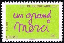 Image du timbre Un grand merci