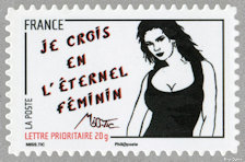 Image du timbre Je crois en l'éternel féminin