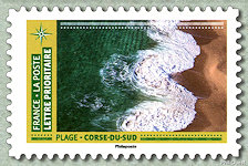 Image du timbre Plage - Corse-du-Sud