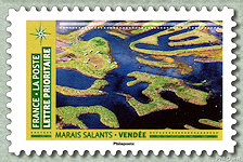 Image du timbre Marais salants - Vendée
