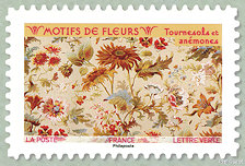 Image du timbre Tournesols et anémones