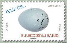 Image du timbre Grive musicienne