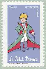 Image du timbre Le Petit Prince en grand tenue princière