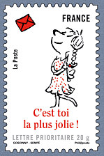 Image du timbre C'est toi la plus jolie !