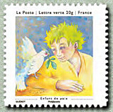 Image du timbre Enfant de paix