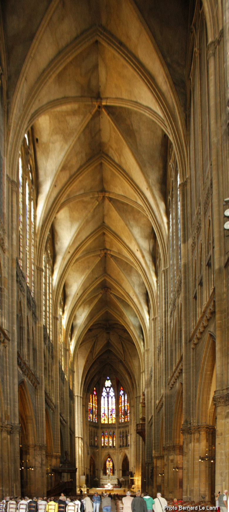 Les voûtes de la cathédrale de Metz