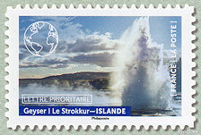 Image du timbre Le Strokkur-ISLANDE