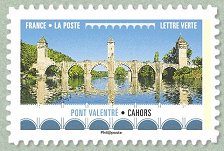 Image du timbre Pont Valentré ● Cahors
