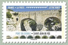 Image du timbre Pont du Diable ● Saint-Jean-de-Fos