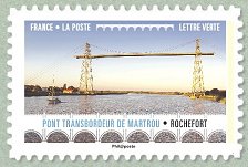 Image du timbre Pont transbordeur de Martrou  ● Rochefort