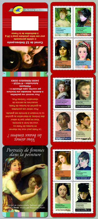 Image du timbre Portraits de femmes dans la peinture