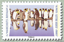Image du timbre Manchots royaux