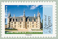 Image du timbre Château de Nevers