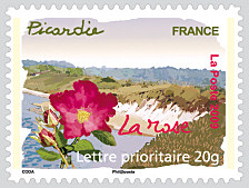 Image du timbre Picardie - La rose