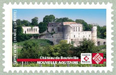 Image du timbre Château de Bouteville -  Nouvelle-Aquitaine