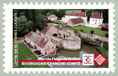 Image du timbre Grande Forge de Buffon -  Bourgogne-Franche-Comté
