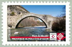 Image du timbre Pont du Moulin - Provence-Alpes-Côted'Azur