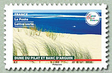 Image du timbre Dune du Pilat et banc d'Arguin
