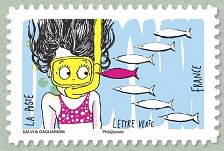 Image du timbre Sous l'eau