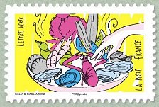 Image du timbre Plateau de fruits de mer
