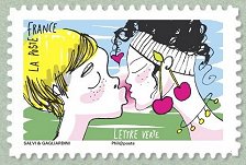 Image du timbre Petit bisou