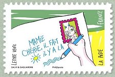 Image du timbre Lettre à mamie