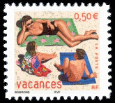 Image du timbre Vacances-Timbre autoadhésif issu du carnet