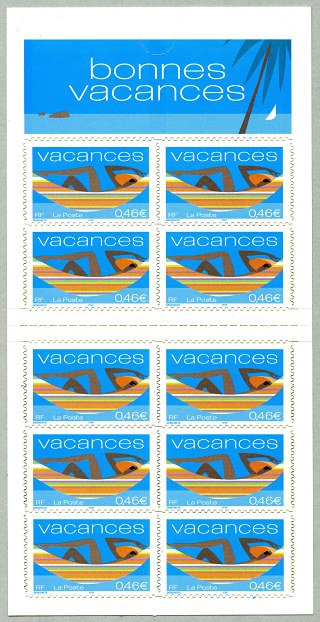 Image du timbre Bande-carnet de 10  timbres auto-adhésifs