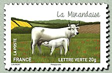 Image du timbre La Mirandaise