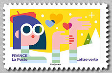 Image du timbre Troisième timbre du carnet, rangée du haut