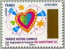Image du timbre Timbre 4 - Cœur