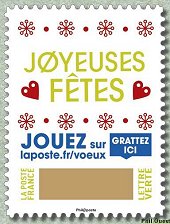Image du timbre Timbre N° 10 - Joyeuses Fêtes