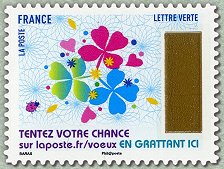 Image du timbre Timbre 11 - Trèfles à 4 feuilles