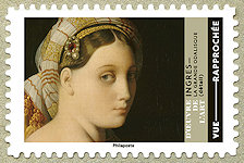 Image du timbre Ingres-La grande Odalisque (détail)