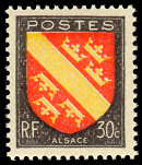 Image du timbre Armoiries d'Alsace