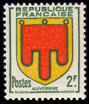 Image du timbre Armoiries d'Auvergne
