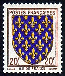 Image du timbre Armoiries d'Ile de France