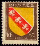 Image du timbre Armoiries de Lorraine