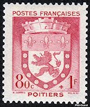 Image du timbre Armoiries de Poitiers