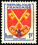 Image du timbre Armoiries du Comtat Venaissin