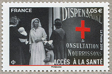 Image du timbre Acces à la sante