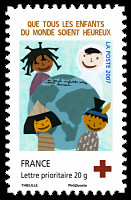 Image du timbre Que tous les enfants du monde soient heureux