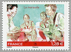 Image du timbre La maraude