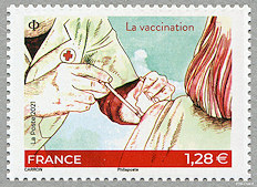 Image du timbre La vaccination