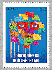 Image du timbre Droit international humanitaire - Humanitaire